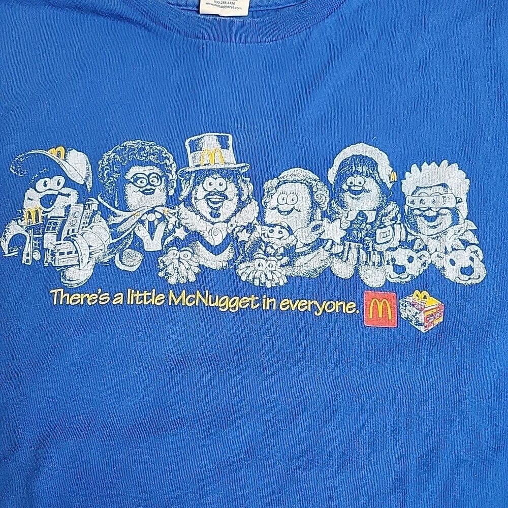McDonald’s Kerwin Frost Shirt Size XL There's A Little McNugget In Everyone
